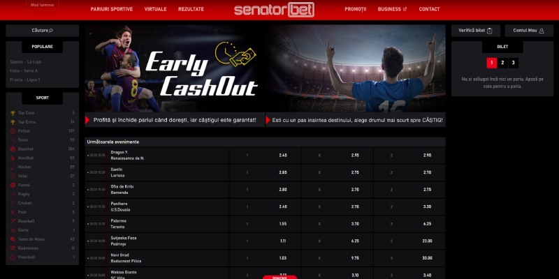 SenatorBet pariuri sportive online